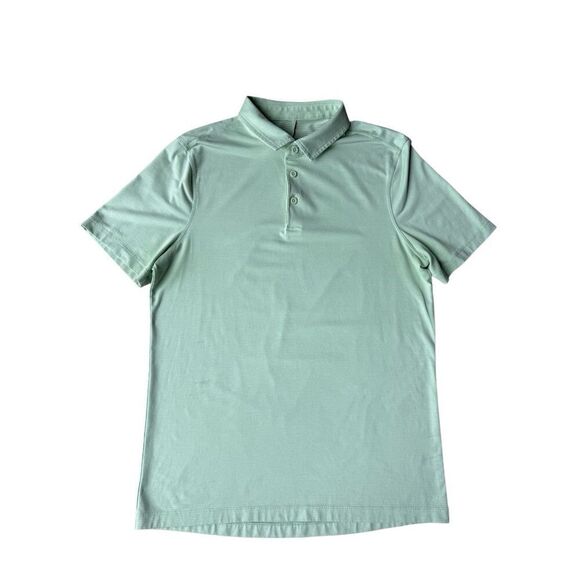 Lululemon Evolution Short Sleeve Polo Shirt Creamy Mint Size M - Picture 7 of 11
